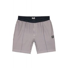 Weekend Offender Summer Maya House Check Track Short - Navy***RRP £50.00***
