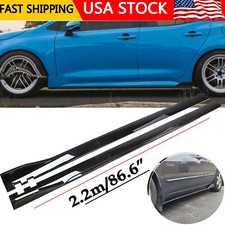 86.6'' Gloss Black Side+Skirts