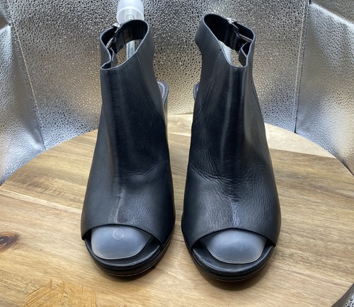 Office black muse peep toe - black,