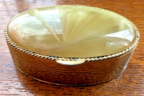 Oval pill box - pill,