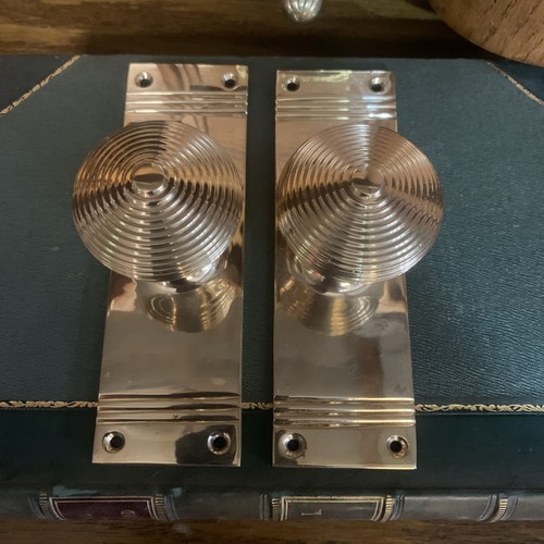 Quality brass door - brass, knobs