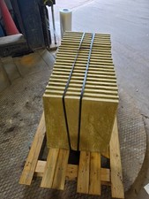 Riven buff 450 x 450 - 32mm thick - 24 pack paving slabs