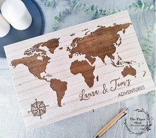Couples Adventure Map Keepsake