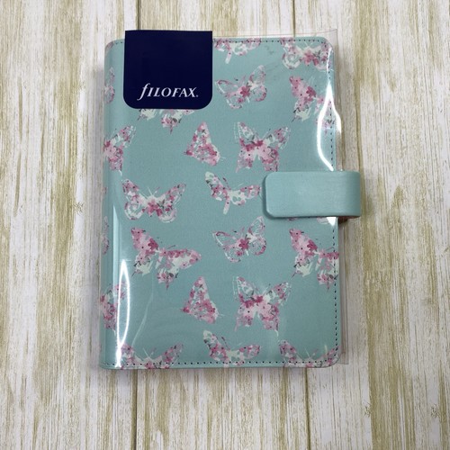 Filofax blue pink butterfly - &,