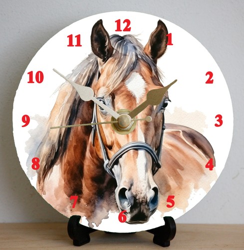 Horse clock diy - horse, 12cm
