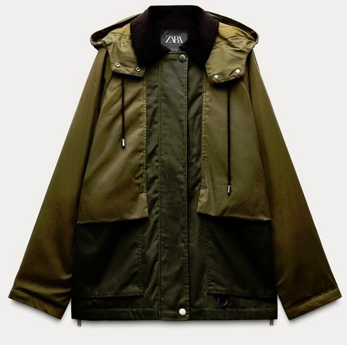 Zara green waxed - zara, coating
