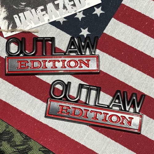 Outlaw edition car - outlaw, emblems