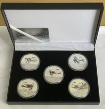 SET OF 5 WWI BI-PLANES 99.9%