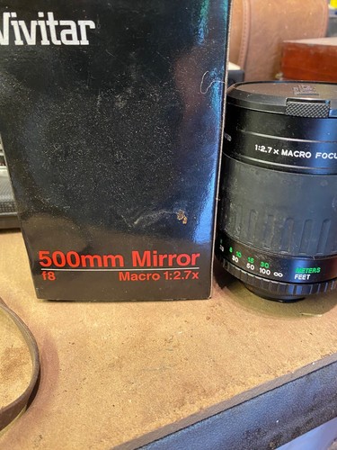 Vintage vivitar 500mm - 500mm, mirror