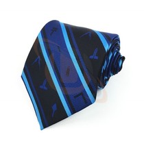 Masonic Regalia Freemason Striped Tie with self print Masonic Symbols NT035