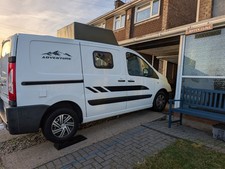 Citroen Dispatch fixed bed Camper.