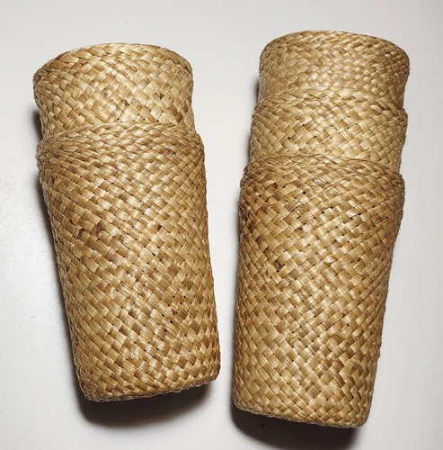 Mcm woven rattan boho cup - mcm,