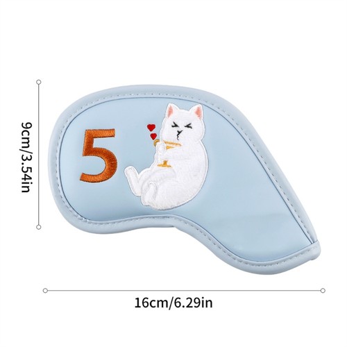 9pcs golf club cover - 9pcs, iron