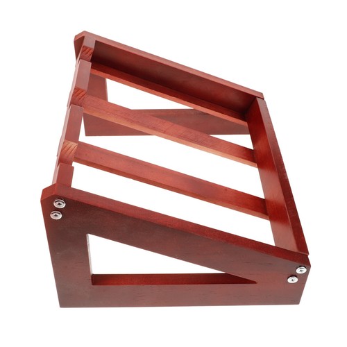 Portable dark red wooden wine - dark,