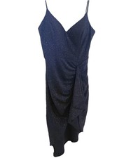 Vintage Navy Blue Y2K Glitter