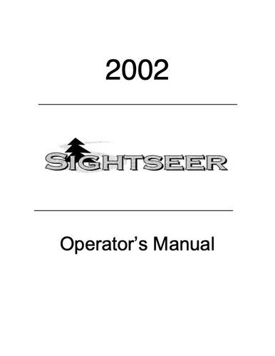 Owner manual operating - manual,