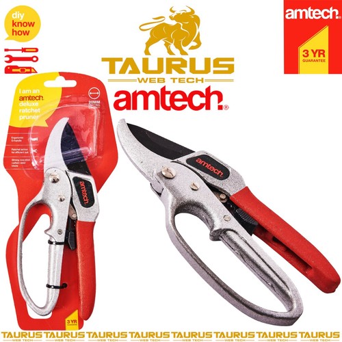 Amtech deluxe ratchet pruner - amtech,