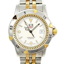 TAG HEUER 955.713G Professional Stainless Steel Gold And Silver Men's Watch