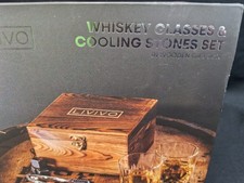 LIVIVO Whiskey Glasses & 8