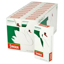 Swan Menthol Extra Slim Filter Tips 120s x 20 (Complete Box of 2400 Menthol Tip)