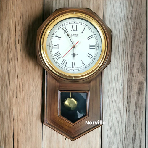 Antique pendulum wall clock - pendulum,