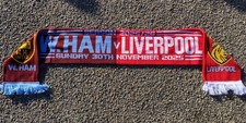 Liverpool v West Ham Match Scarf