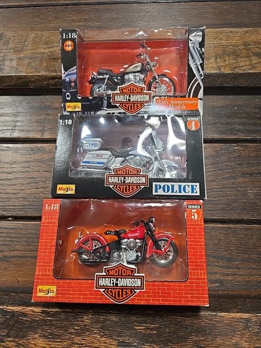 3lot maisto harley davidson - 3lot,