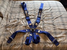 TRS Magnum 6 Point FIA Harness Blue Race Rally Motorsport Track Street 