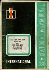 International Tractor 484 584 684 784 Hydro 84 248 258 278 Hydro 268 Workshop 
