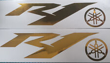 2 X  CHROME GOLD  YAMAHA