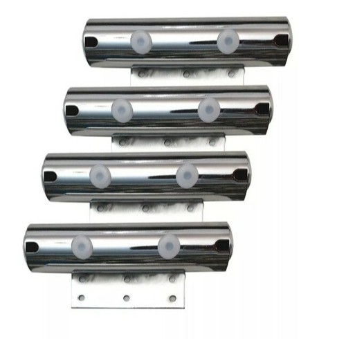 Metal chrome silver - tube, legs