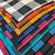 Cotton Linen Gingham 2" Check