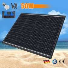 50W Full Black Solar Panel Kit