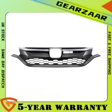FRONT GRILL For Honda CRV 2015-2017 Upper Lower Black NEW Honeycomb With Chrome