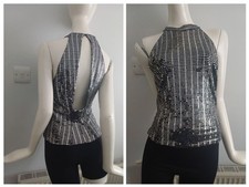 ZARA BLACK & SILVER SPARKLY