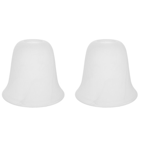 Smooth glass lamp shade white - smooth,