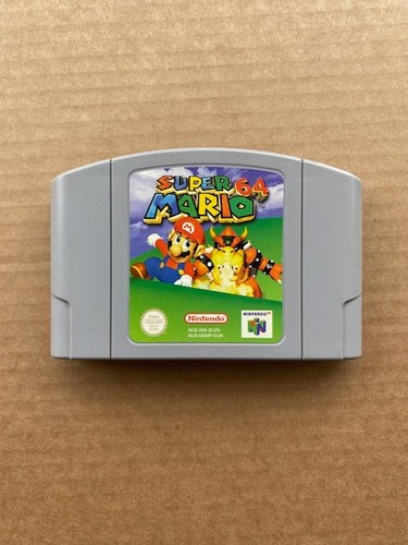 N64 super mario game - super,