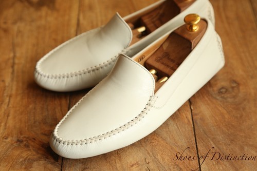 John lobb white leather - white,