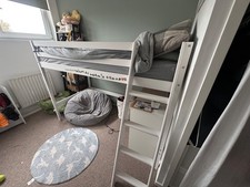 Kaycie Mid Sleeper Single Bed Frame - White