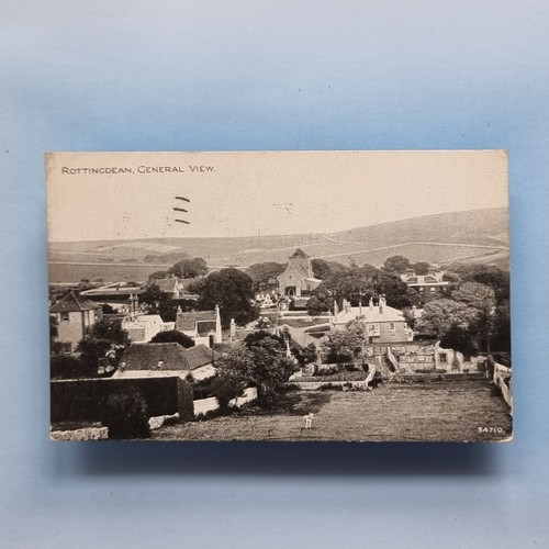 Rottingdean postcard 1945 view - rottingdean,