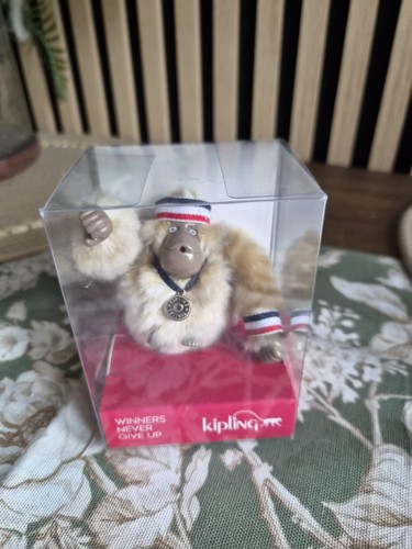Kipling monkey keyring sporty - monkey, keyring-