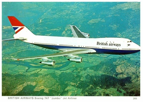British airways boeing 747 - british,