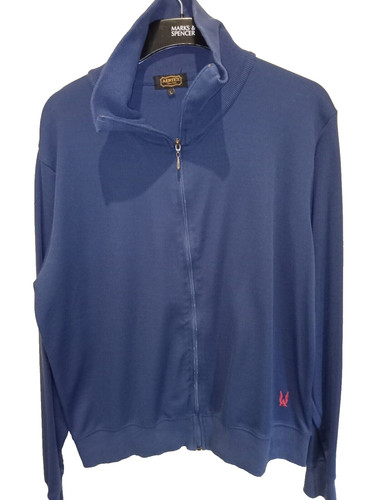 Aertex blue fleece hoodie - blue,