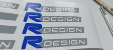 VOLVO R-DESIGN logo allow wheel stickers decals X5 graphics 10CM X 1.8CM A255