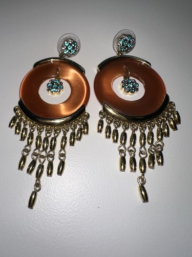 Vtg joan rivers - rivers, gold-toned