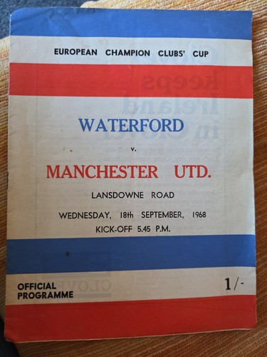 Waterford manchester united - waterford, v