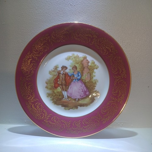 Reine limoges plate - reine,