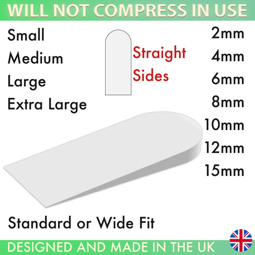 Heel raise wedge leg length - raise,