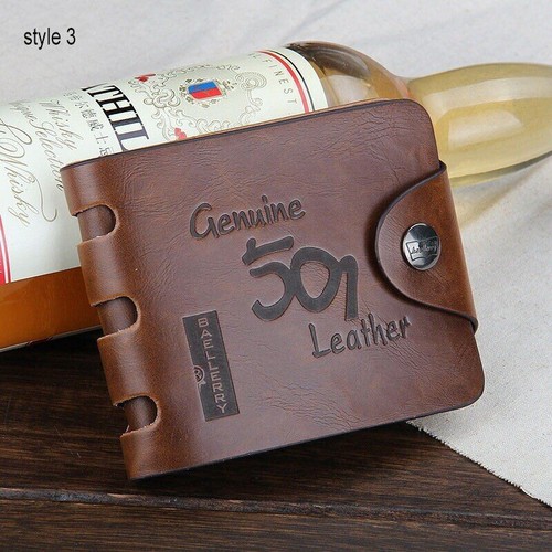 Designer mens leather wallet - designer,