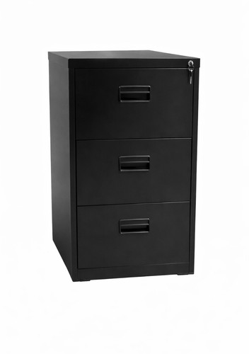 Black steel filing cabinet - filing,